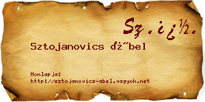 Sztojanovics Ábel névjegykártya